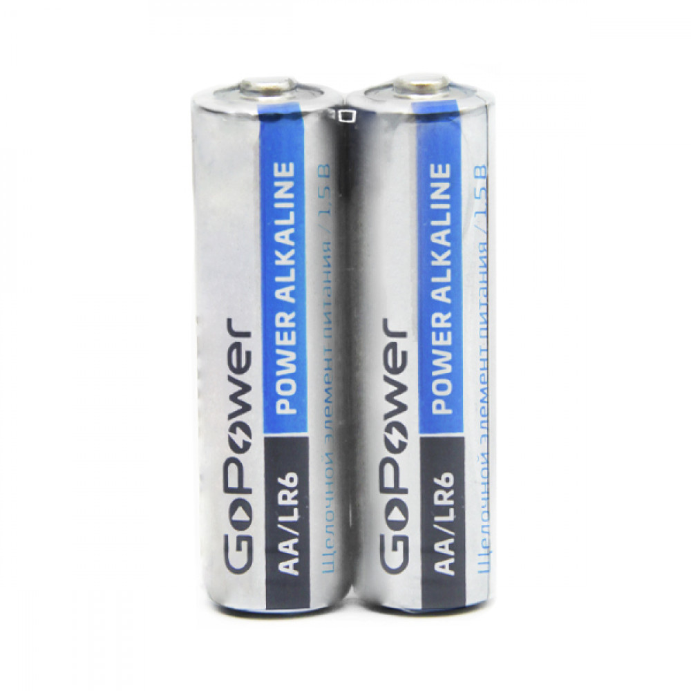 00-00015599 Super Power Alkaline Shrink Элемент питания AA/LR6 щелочной 1.5В, 2шт, GoPower