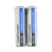 Элемент питания GoPower 00-00015599 Super Power Alkaline Shrink, AA/LR6 щелочной 1.5В, 2шт