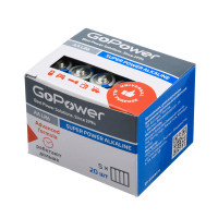 Элемент питания GoPower 00-00017748 Super Power Alkaline, LR6/AA щелочной 1.5В, 20шт