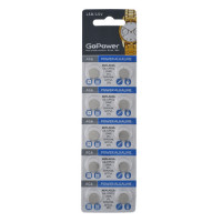 Элемент питания GoPower 00-00023153 Alkaline, G6/LR920/LR69/371A/171 1.5В, 10шт