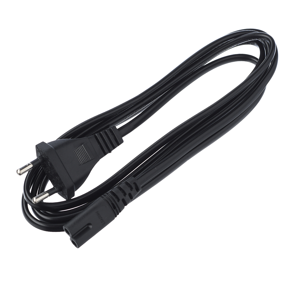 Кабель питания евровилка-C7 GoPower 00-00025227 (2-pin) 1.8м ПВХ 0.75мм, черный