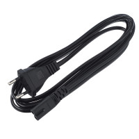 Кабель питания евровилка-C7 GoPower 00-00025227 (2-pin) 1.8м ПВХ 0.75мм, черный