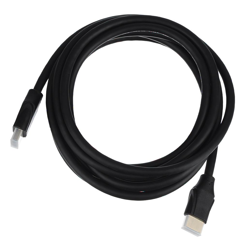 Кабель GoPower 00-00027306, HDMI (m)-HDMI (m) 3.0м ПВХ ver.1.4, черный, в пакете