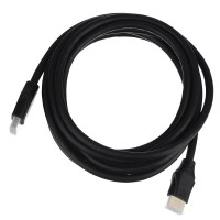 Кабель GoPower 00-00027306, HDMI (m)-HDMI (m) 3.0м ПВХ ver.1.4, черный, в пакете