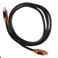 Кабель GoPower 00-00027308, HDMI (m)-HDMI (m) 1.8м ПВХ ver.2.0 4K 60Hz, черный, в пакете