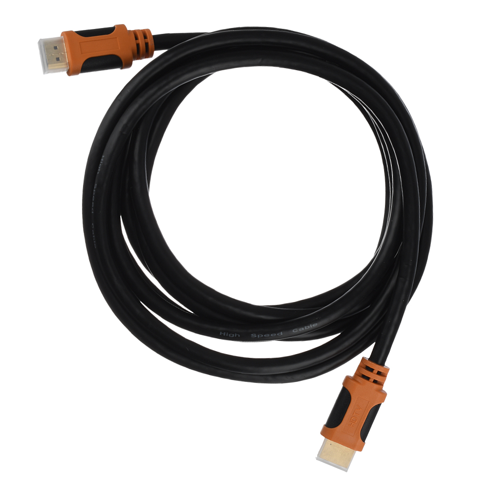 Кабель GoPower 00-00027309, HDMI (m)-HDMI (m) 3.0м ПВХ ver.2.0 4K 60Hz, черный, в пакете