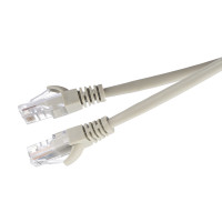 Патч-корд GoPower 00-00027471, RJ-45 (m)-RJ-45 (m) 0.5м кат.5е ПВХ 26AWG, серый, в пакете
