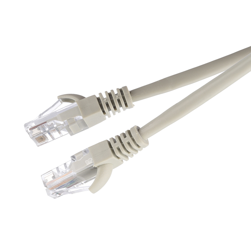 Патч-корд GoPower 00-00027475, RJ-45 (m)-RJ-45 (m) 5.0м кат.5е ПВХ 26AWG, серый, в пакете