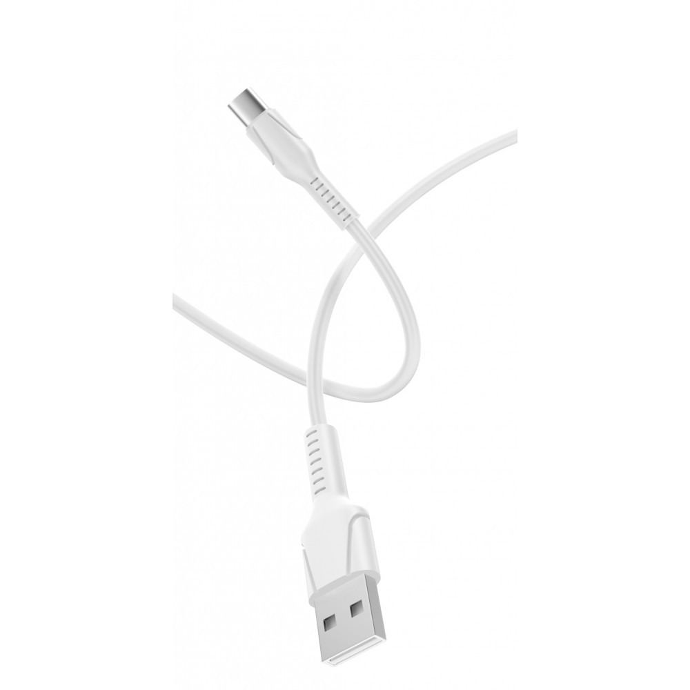 00-00028372 Кабель GP21T USB (m)-Type-C (m) 3.0A 27W силикон белый, GoPower