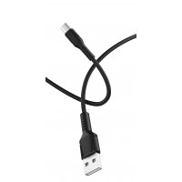 Кабель GoPower 00-00028374, GP21T USB (m)-Type-C (m) 3.0A 27W силикон черный