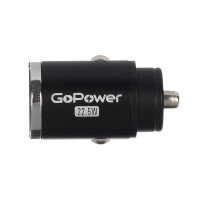 Автомобильное З/У GoPower 00-00028409, GPQC12 1USB+1Type-C 22.5W Mini черный