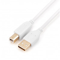 Кабель GoPower 00-00028931, USB A (m)-USB B (m) 1.8м ПВХ белый
