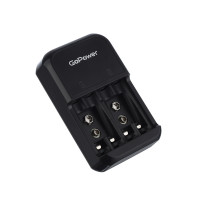 Зарядное устройство для аккумуляторов AA/AAA/Крона GoPower 00-00031387 iClever 500, 4 слота
