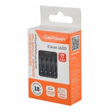 00-00031388 iClever Зарядное устройство для аккумуляторов 1600 Ni-MH/Ni-Cd 4 слота, GoPower