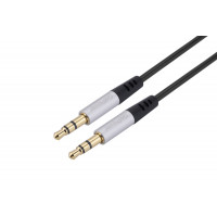 Кабель GoPower 00-00032068, AUX Jack 3.5мм(m)-Jack 3.5мм(m), 5м, ПВХ