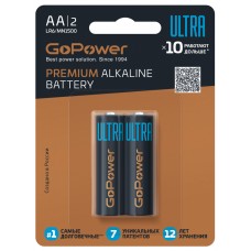 00-00035162 Ultra Элемент питания LR6 AA BL2 щелочной 1.5V, GoPower