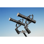 0121212 МК-012-01-Ч-С Микрофон конденсаторный студийный, стереопара, в карт. коробке, черный, Октава