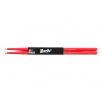 1010100201017 (1010100201039) Colored Series 5A RED Барабанные палочки, орех гикори, красные, HUN