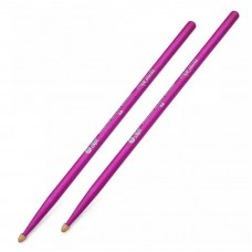 10101003024 Fluorescent Series 5A PURPLE Барабанные палочки, фиолетовые, орех гикори, HUN