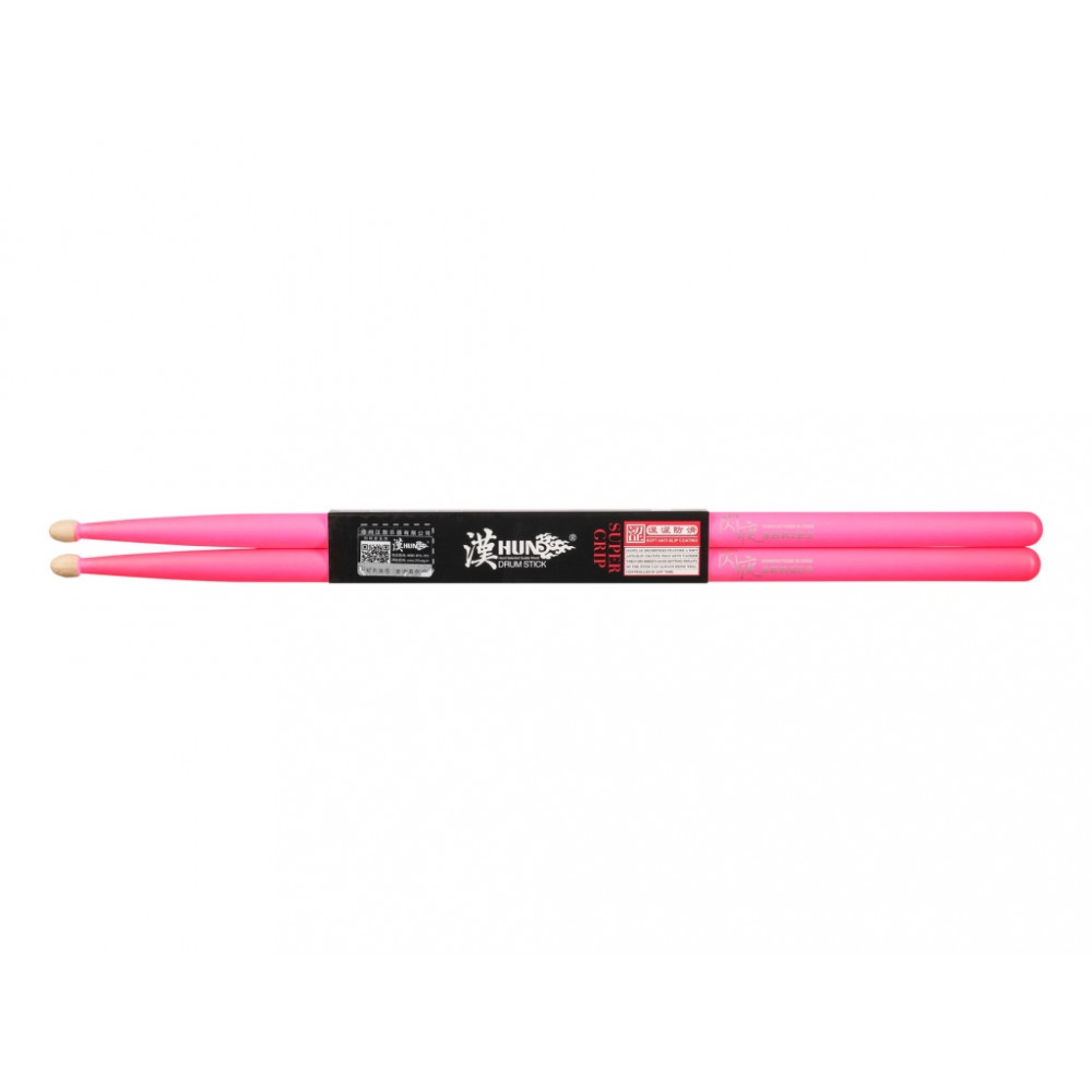 10101003033 Fluorescent Series 5A Барабанные палочки, розовые, орех гикори, HUN