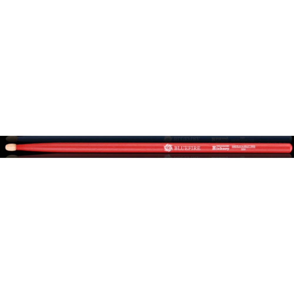 10104009 Colored Series Bluefire 7A RED Барабанные палочки, орех гикори, красные, HUN