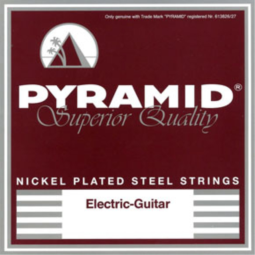 1080-8 Nickel Plated Комплект струн для 8-струнной электрогитары, никелированные, 10-80, Pyramid