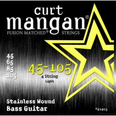 Curt Mangan Stainless Wound Light Set 45-105