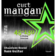 Curt Mangan Stainless Wound 5-String Set 45-130