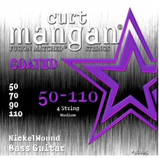 Curt Mangan Nickel Wound Bass Medium Coated Set 50-110
