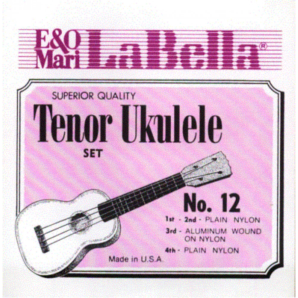 12-TENOR Комплект струн для укулеле тенор La Bella 