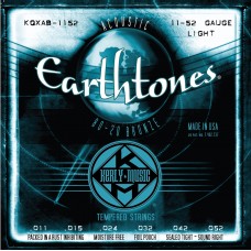 Струны для акустической гитары KERLY KQXAB-1152 Earthtones 80/20 Bronze