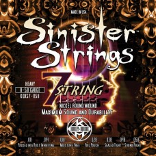 Kerly KQXS7-1158 Sinister 7 Strings Nickel Tempered струны для 7-струнной электрогитары, никелированная обмотка