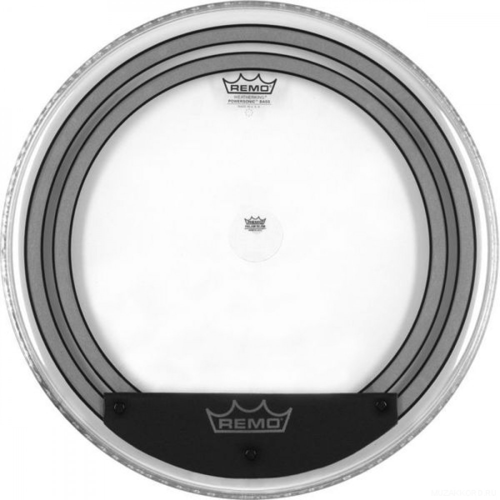 Remo PW-1324-00 Powersonic Bass Clear 24 пластик для бас барабана