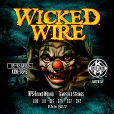 Kerly KXW-0942 Wicked Wire Nickel Tempered струны для электрогитары, никелированная обмотка