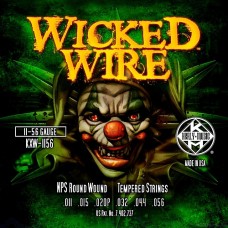 Kerly KXW-1156 Wicked Wire Nickel Tempered струны для электрогитары, никелированная обмотка