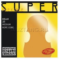 Струна A для виолончели THOMASTIK Superflexible 25