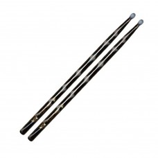 Vater VCBK5BN Color Warp Black Optic Nylon барабанные палочки Размер: L (15.4*406)