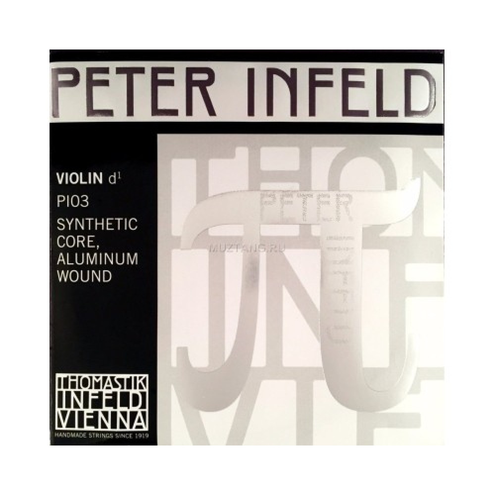 THOMASTIK Peter Infeld PI03 струна D для скрипки 4/4, среднее натяжение