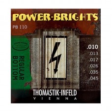 Струны для электрогитары THOMASTIK Power Brights PB110 10-45