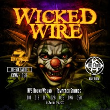 Kerly KXW7-1058 Wicked Wire 7 Strings Roundwound Tempered струны для 7-струнной электрогитары