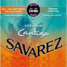 SAVAREZ 510MRJ Creation Cantiga Blue/Red Mixed Tension струны для классической гитары