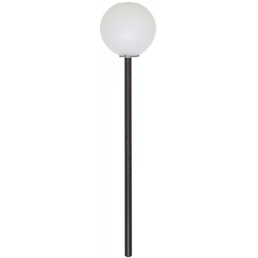 VATER VBPY Poly Ball Beater колотушка для педали бас барабана круглый, пластик, цвет: белый