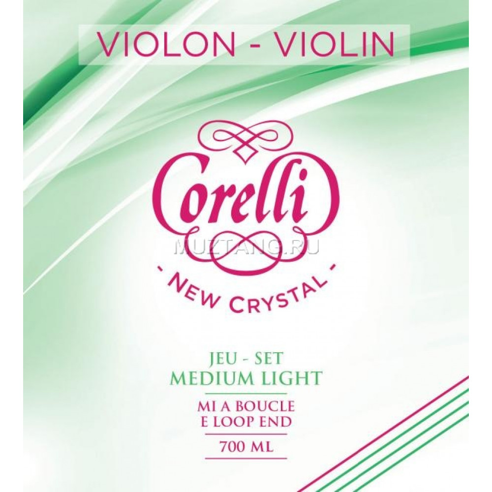 Струны для скрипки CORELLI 700ML New Crystal Medium Light