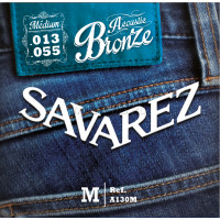Струны для акустической гитары SAVAREZ A130M Acoustic Bronze .013-.055