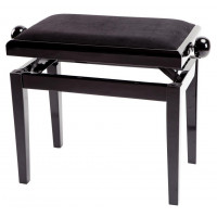 Банкетка фортепианная GEWA Deluxe Black High Gloss