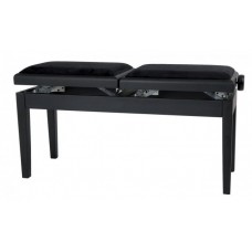 GEWA Piano bench Deluxe Double Black matt банкетка для пианино двойная