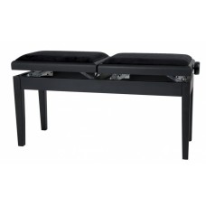 GEWA Piano bench Deluxe Double Black highgloss банкетка для пианино двойная