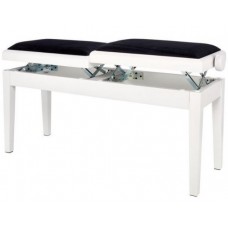 GEWA Piano bench Deluxe Double White matt банкетка для пианино двойная