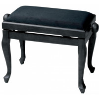 Банкетка фортепианная GEWA Deluxe Classic Black Matt Black Cover