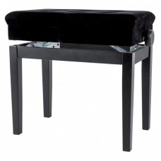 GEWA Piano bench Deluxe Compartment Black matt банкетка для пианино